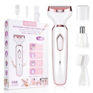 ACWOO Cordless 4-in-1 Women's Electric Shaver