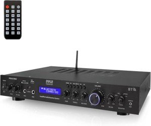 Pyle Bluetooth Hi-Fi Mini Amplifier with LCD Display