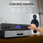 Pyle Bluetooth Hi-Fi Mini Amplifier with LCD Display