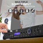 Pyle Bluetooth Hi-Fi Mini Amplifier with LCD Display