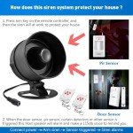 KERUI Wireless Shed Alarm System with Motion Sensor