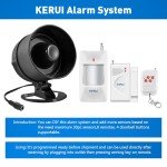 KERUI Wireless Shed Alarm System with Motion Sensor