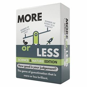 More or Less Science & Nature Card Game