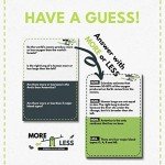More or Less Science & Nature Card Game