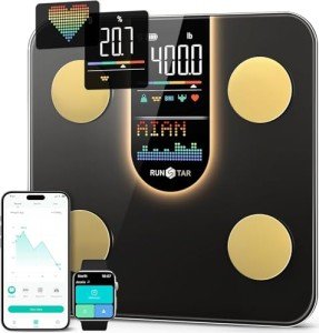 Runstar Smart Body Weight Scale with 8-in-1 Display