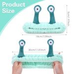 Cute Snail Headband for Spa and Skincare