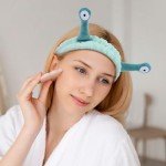 Cute Snail Headband for Spa and Skincare