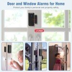 Wireless Door Alarm Sensor with Adjustable Volume