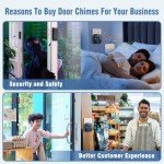 Wireless Door Alarm Sensor with Adjustable Volume