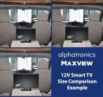 Maxview Alphatronics K Line+ 24" Smart TV for Vehicles