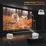 360° Adjustable Smart Mini Projector with WiFi 6