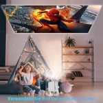 360° Adjustable Smart Mini Projector with WiFi 6