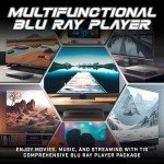 Region-Free 4K Blu-ray Player with HDMI Cable
