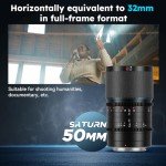 SIRUI Saturn 50mm T2.9 Anamorphic Cine Lens