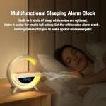 Wireless Charging Alarm Clock with RGB Lamp