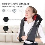 Portable Shiatsu Neck and Back Massager with Heat