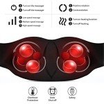 Portable Shiatsu Neck and Back Massager with Heat