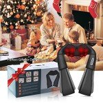 Portable Shiatsu Neck and Back Massager with Heat
