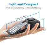 Portable Door Stop Alarm with 120dB Alert