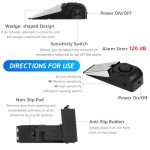 Portable Door Stop Alarm with 120dB Alert