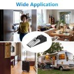 Portable Door Stop Alarm with 120dB Alert