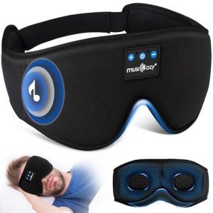 Bluetooth Sleep Headphones Eye Mask for Travel