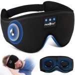 Bluetooth Sleep Headphones Eye Mask for Travel