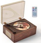 Retro Portable CD Player with Bluetooth & Remote