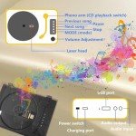 Retro Portable CD Player with Bluetooth & Remote