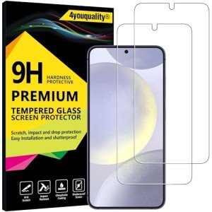 Samsung Galaxy S25/S24 5G Tempered Glass Protector 2-Pack
