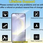 Samsung Galaxy S25/S24 5G Tempered Glass Protector 2-Pack