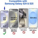 Samsung Galaxy S25/S24 5G Tempered Glass Protector 2-Pack