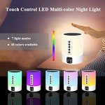 Bluetooth Speaker Night Light with Alarm Clock