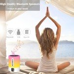Bluetooth Speaker Night Light with Alarm Clock