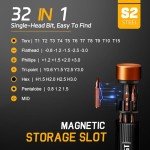 32-in-1 Magnetic Precision Screwdriver Set