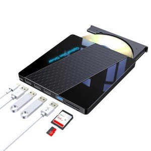 Portable USB 3.0 DVD/CD Drive for Laptops