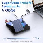 Portable USB 3.0 DVD/CD Drive for Laptops