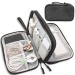 Waterproof Gadget Organizer Bag for Travel, Black