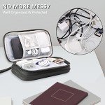 Waterproof Gadget Organizer Bag for Travel, Black