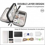 Waterproof Gadget Organizer Bag for Travel, Black