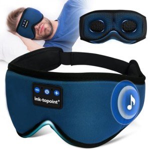 Bluetooth Sleep Mask Headphones for Relaxation and Travel