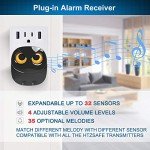 Wireless Driveway Alarm with Long Range Motion Sensor