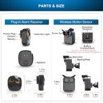 Wireless Driveway Alarm with Long Range Motion Sensor