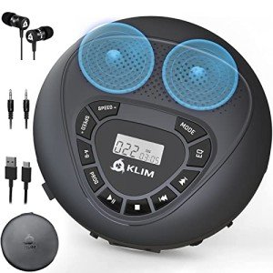 KLIM Nomad Portable CD Player and Headset