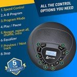 KLIM Nomad Portable CD Player and Headset
