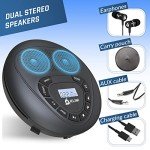 KLIM Nomad Portable CD Player and Headset