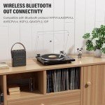Bluetooth Vinyl Record Player with USB Output