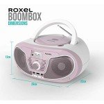 Roxel RCD-S70BT Portable Boombox with Remote Control
