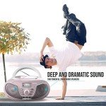 Roxel RCD-S70BT Portable Boombox with Remote Control