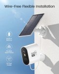AOSU 3K Outdoor Wireless Solar Security Cameras